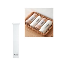 Sones Giysi Sihirli Bant Rulo Kayış Kendinden Yapışkanlı Kayış Kemer Giyim Bitirme Depolama Kemeri, Boyut: Küçük Şeffaf