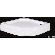 Alika - 110x110 Oval H:21 Panelli Duş Teknesi