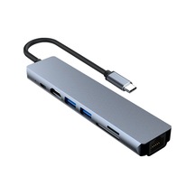 7'si 1 Arada Rj45 + Sd/tf + Usb 3.0 X 2 + Hdmı + Pd - Usb-c / Type-c Hub Adaptörü