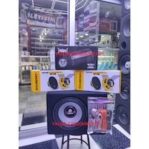 Reiss 1000W Bas Mobass Amfı 16Cm Soundmax Mıdrange Set Kablo