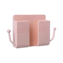 Homyl Duvara Monte Telefon Tutucu Modern Depolama Rafı Pembe