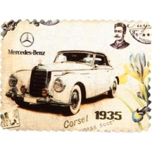 Buzdolabı Magneti 1935 Mercedes Klasik Otomobil