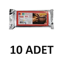 Kahverengi Kil Hamuru 500 Gr X 10 Adet 5 Kg Hava İle Kuruyan Seramik & Heykel Kili Doğal Modelle