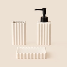 Rory Line 3'lü Banyo Seti - Beyaz Çok Renkli