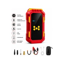 Algaride Hkt1430 Şarjlı Akü Takviyeli Hava Pompası 8000mah Powerbank Destekli 4'ü 1 Arada Hava Pompası