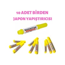 Quickstar Japon Yapıştırıcı 10 Adet Birden Japon Yapıştırıcısı