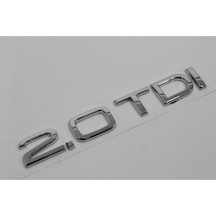 Audi Q7 Serisi Uyumlu 2.0 Tdı Krom Bagaj Yazısı 3m 3d Abs