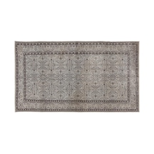 El Dokuması Vintage Yün-pamuk Mavi Halı 7519 150 X 268 Cm