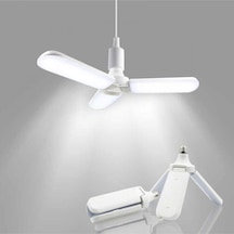 3 Kanatlı Pervane Led Ampul 45 Watt Beyaz Işık Aydınlatma Lambası Tekli Beyaz Işık E27 Led Ampul 50