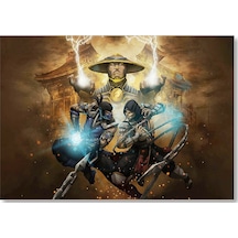 Cakasepetim Mortal Kombat Raiden Sıfır Altı Akrep Görseli Ahşap Mdf Tablo