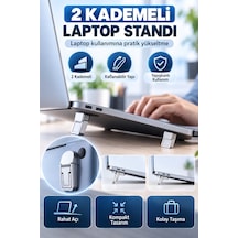 2 Kademeli Laptop Standı