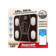 Siyah Akıllı Dijital Baskül Fs-550 5671 Çok Renkli