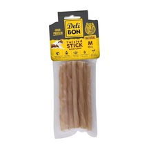 Doggie Delibon Gerçek Deriden Kalın Burgu Çubuk, Thıckx12pcs., Natural