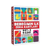 2205 Eğitici Kartlar 6-12 Ay Zeka Kartları