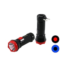 1w Tek Led Fiş Şarjlı El Feneri Uzun Mesafeli Bx40 Açık Ahşap