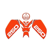 Gogo Voge 250rr 2024-2026 Tank Pad Set 001 Turuncu