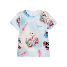 Nike Nıke Jordan Jdb Jordan Flamıngo Aop Ss Tee Erkek Çocuk Tişört 95d844 001 001 Çok Renkli