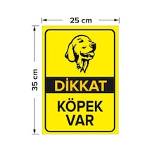 Mıgnatıs Dikkat Köpek Var Levhası Golden Retriever - Sac Malzeme 25x35cm Diğer