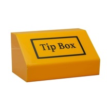 Tipbox - Bahşiş Kutusu Sarı - 20x13xh12cm