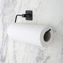 Kendiliğinden Yapışkanlı Siyah Paslanmaz Metal Rulo Havluluk Aparat Çok Renkli