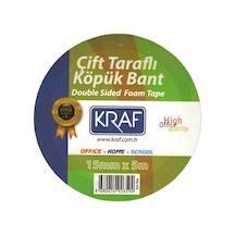 Kraf Çift Taraflı Köpük Bant 15mmx5m
