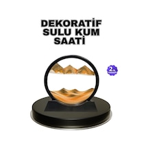 Şeffaf Dekoratif Kum Saati Dayanıklı Gövde, Minimalist Stil, Masa Ve Vitrin Aksesuarı Mavi