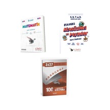 2027 8. Sınıf/lgs Limit Matematik Soru + Etkinlikli Atasözleri Ve Deyimler Soru + Ankapade 3'lü Set