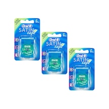 Oral-B Satin Tape Naneli Diş İpi 25 M x 3 Adet