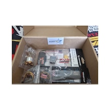 Drone Uçak Parkjet Elektronik Paketi Hobbywing Skywalker 50a Esc, 2212 2200kv Motor, Gemfan Vortex 6 4e Pervane Ve 2 Adet Mg90s Metal Dişli Servo
