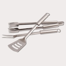 3 Parça Mangal Seti Maşa Çatal Spatula N11.13