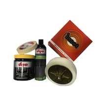 Dyo 4'Parça Pastacila Set-Üniversal Parlakcila500Ml+Kalınpasta 1Kg+Sintaş Aplikatörlüpolisajsünger