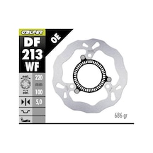 Kawasaki Ninja 500 Se Arka Fren Diski 220 Mm Sensörlü 2024 Sonrası Galfer Yuvarlak Sabit Disk