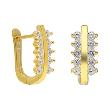 Defne Küpe 717058 Gold Gümüş