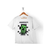 Mınecraft Creeper Insıde Çocuk Tişört 001
