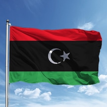 Libya Bayrağı 50 75 Tek Ebat