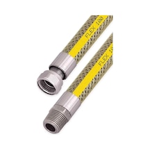 Ocak Fırın Doğalgaz Bağlantı Fleksi Extra Korumalı Hortum 2 Metre Renkli