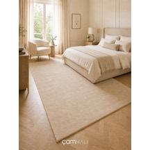 Eko Halı Zen 01 Beige Hav Toz Vermez Yumuşak Dokulu Salon Halısı Oturma Odası Halısı Yatak Odası Halısı Çocuk Odası Halısı Koridor Halısı Mutfak Halısı Modern Makine Halısı Bej