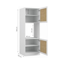 Kenzlife Ankastre Fırın Dolabı Bige Mat Beyaz 180 60 56 Jut Kare Kapak Mdf Gövde Kenzlife Ankastre Fırın Dolabı Bige Mat Beyaz 180 60 56 Jut Kare Kapak Mdf Gövde