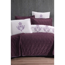 Çeyiz Diyarı La Donna 10 Parça Çeyiz Seti Mürdüm Mürdüm