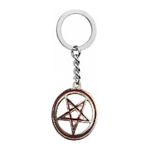 Pentagram Rock Metal Grup Figürlü Metal Anahtarlık Unisex Gotik & Mistik Aksesuar