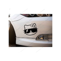 Hello Kitty Sticker Araba Hello Kitty Şimşek Oto Sticker