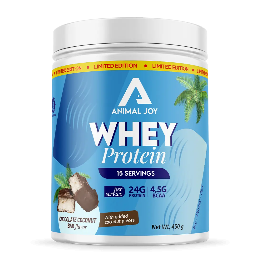 Whey Protein Hindistan Cevizli Çikolatalı Bar Aromalı 450gr / 15 Servis Çikolata - Hindistan Cevizi