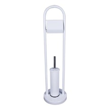 Maxiflow Ayaklı Wc Fırçalık Set Beyaz 75 Cm