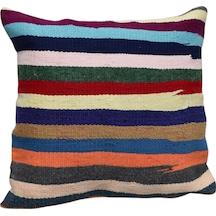 Zehra Abla Halı Yeni El Dokuma Dekoratif Kilim Kırlent Yastık Kılıfı 6233