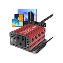Xiyyadms 150w Araç İnvertörü - 12v'dan 220v'a Hızlı Şarj Usb-c Çıkışlı Seyahat Ve Acil Durumlar İçin