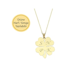 14 Ayar Altın Yonca Kolye N11.4602