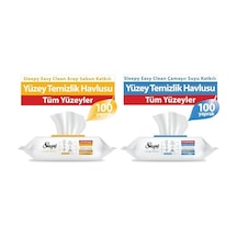 Sleepy Easy Clean Arap Sabunu + Çamaşır Suyu Katkılı Yüzey Temizlik Havlusu 100+100 200 Yaprak Diğer