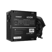 Everest Eps-600a Real 600w 4 Sata 12cm Fanlı Oyuncu Pc Destekli Power Supply Psu