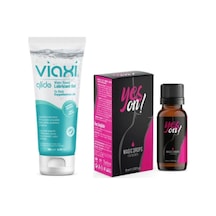 Viaxi Su Bazlı Glide Jel Sade 200 Ml + Yeson Magic Drops For Women 15 Ml