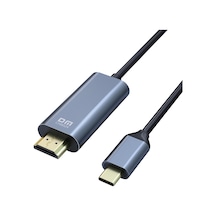 DM CHB024 Type-C to Erkek HDMI 4K 30Hz Dönüştürücü Kablo 1.8 Metre